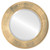 Beveled Mirror - Montreal Round Frame - Gold Leaf
