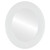Flat Mirror - Montreal Oval Mirror - Linen White