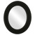 Beveled Mirror - Montreal Oval Frame - Matte Black