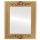 Flat Mirror - Ramino Rectangle Frame - Desert Gold