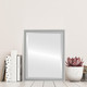 Lifestyle - Toronto Rectangle Frame - Silver Spray