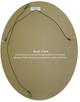 Oval Mirror - Back View