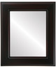 Flat Mirror - Marquis Rectangle Frame - Black Cherry