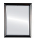 Beveled Mirror - Regatta Rectangle Frame - Rubbed Bronze