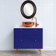 Lifestyle - Somerset Framed Oval Mirror - Rubbed Bronze