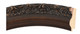 Venice - Rubbed Bronze - Cross Section