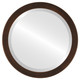 Beveled Mirror - Vienna Round Frame - Rubbed Bronze