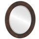Beveled Mirror - Cafe Oval Frame - Rubbed Bronze