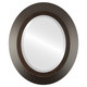 Beveled Mirror - Veneto Oval Frame - Rubbed Bronze