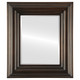 Beveled Mirror - Regalia Rectangle Frame - Rubbed Bronze