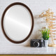 Lifestyle 1 - Toronto Framed Oval Mirror - Rubbed Bronze