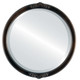Beveled Mirror - Athena Round Frame - Rubbed Bronze