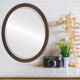 Lifestyle 1 - Manhattan Framed Oval Mirror - Rubbed Bronze