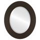 Beveled Mirror - Ashland Oval Frame - Rubbed Bronze