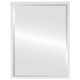 London Framed Rectangle Mirror - Linen White