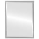 London Framed Rectangle Mirror - Silver Spray