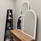 Tokyo Framed Mirror - Crescent Cathedral - Linen White - Lifestyle Group