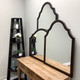 Milano Framed Mirror - Peaks Cathedral - Rubbed Bronze - Lifestyle Group