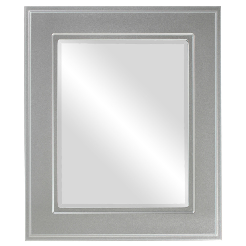 Contemporary Silver Rectangle Mirrors from $111 | Free Shipping