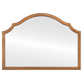Milano Mantel Framed Mirror - Peaks Cathedral - Autumn Bronze