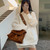 Women Crossbody Purse Adjustable Strap Frosted Satchel Bag Large Capacity Solid Color Female Casual Bag Women Crossbody Purse Adjustable Strap Frosted Satchel Bag Large Capacity Solid Color Female Casual Bag