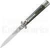 AKC Bill DeShivs 9" Leverletto Automatic Knife Horn