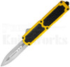 Titan Yellow OTF Automatic Knife Satin Spear Point