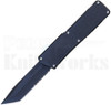 Lightning Black Tanto OTF Automatic Knife l Black Serrated l For Sale