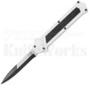 AKC F-16 Two-Tone Bayonet OTF Automatic Knife White