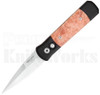 Protech Godson Automatic Knife Maple Burl 706 l 3.15" Satin