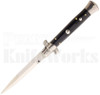 Frank B. 9" Black Stiletto Bayonet Automatic Knife l For Sale