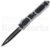 Delta Force D/A OTF Automatic Knife Silver l Two-Tone Dagger l For Sale