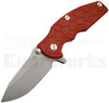Hinderer Knives Jurassic Frame Lock Knife Red G-10 l Stonewash l For Sale