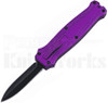 Coffin Blaster Mini OTF Automatic Knife Purple l Black Dagger l For Sale