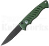 Piranha Pocket Automatic Knife Green P-1 l Tactical Black l For Sale