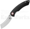 Red Horse Knife Works Hell Razor P Knife Black l 3.6" Stonewash l For Sale