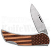 Case Woodchuck American Flag Executive Lockback Knife l For Sale