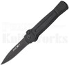 AKC X-treme Ace Automatic Knife Black l Black Blade l For Sale