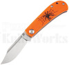 Kansept Knives Bevy Slip Joint Knife Orange l **Spider Artwork** l For Sale