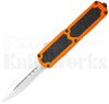 Titan Orange D/A OTF Automatic Knife l Partially Serrated Spear Point l For Sale