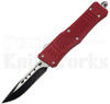 Delta Force Mini OTF Automatic Knife Red l 2-Tone Blade l For Sale