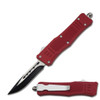 Delta Force Mini OTF Automatic Knife Red l 2-Tone Blade