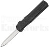 AKC F-20 D/A Satin Drop Point OTF Automatic Knife Black l For Sale