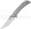 SRM Knives Asika Framelock Knife Gray (2.75" Satin) 7411-TZ l For Sale