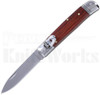 Milano 8" Lever Lock Automatic Knife Wood l For Sale