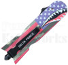 Delta Force Da-Bomb OTF Dagger Automatic Knife US Flag