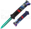 Joker D/A OTF Automatic Knife Black l 3.75" Green Blade