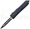 Delta Force Tetris Grip Dagger OTF Automatic Knife Black l For Sale