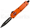 Harley Davidson Orange Mini Automatic Knife l 2-Tone Dagger