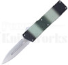 Lightning Elite Camo D/A OTF Automatic Knife l Satin Dagger l For Sale